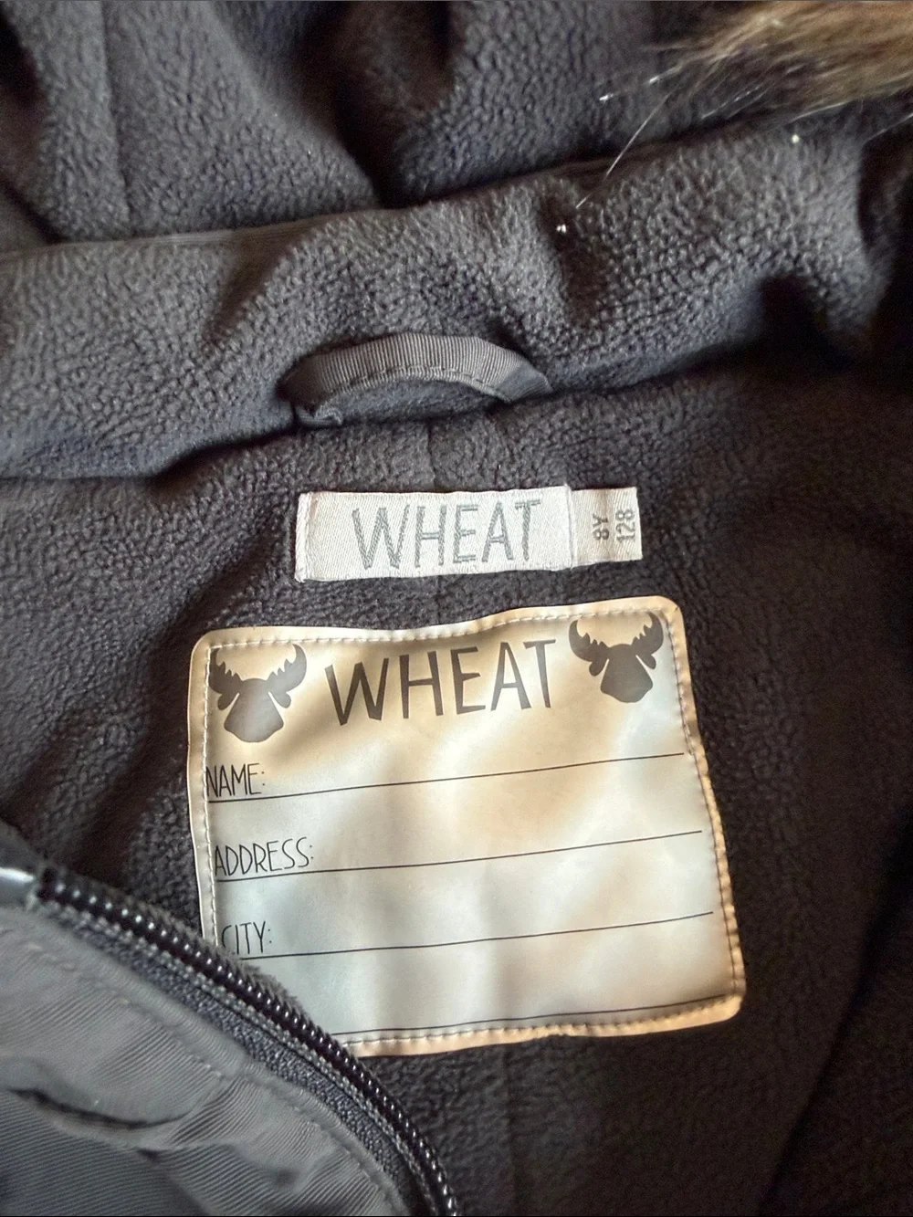 Kids Gray Winter Insulated Hooded One-Piece Snow Suit - Picture 2 of 12